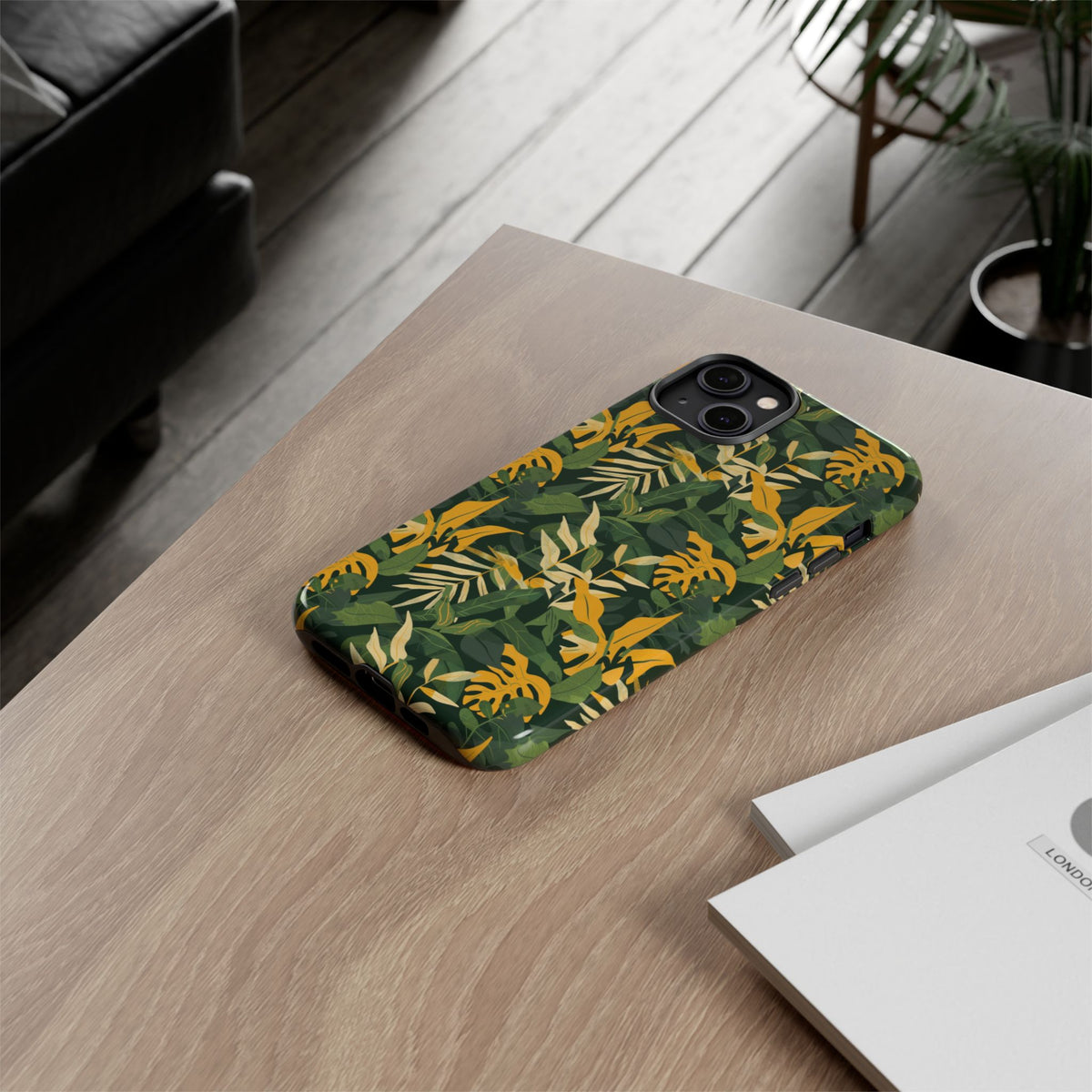 Jungle Pattern Phone Case – Exotic & Lush Design for Your Phone 347