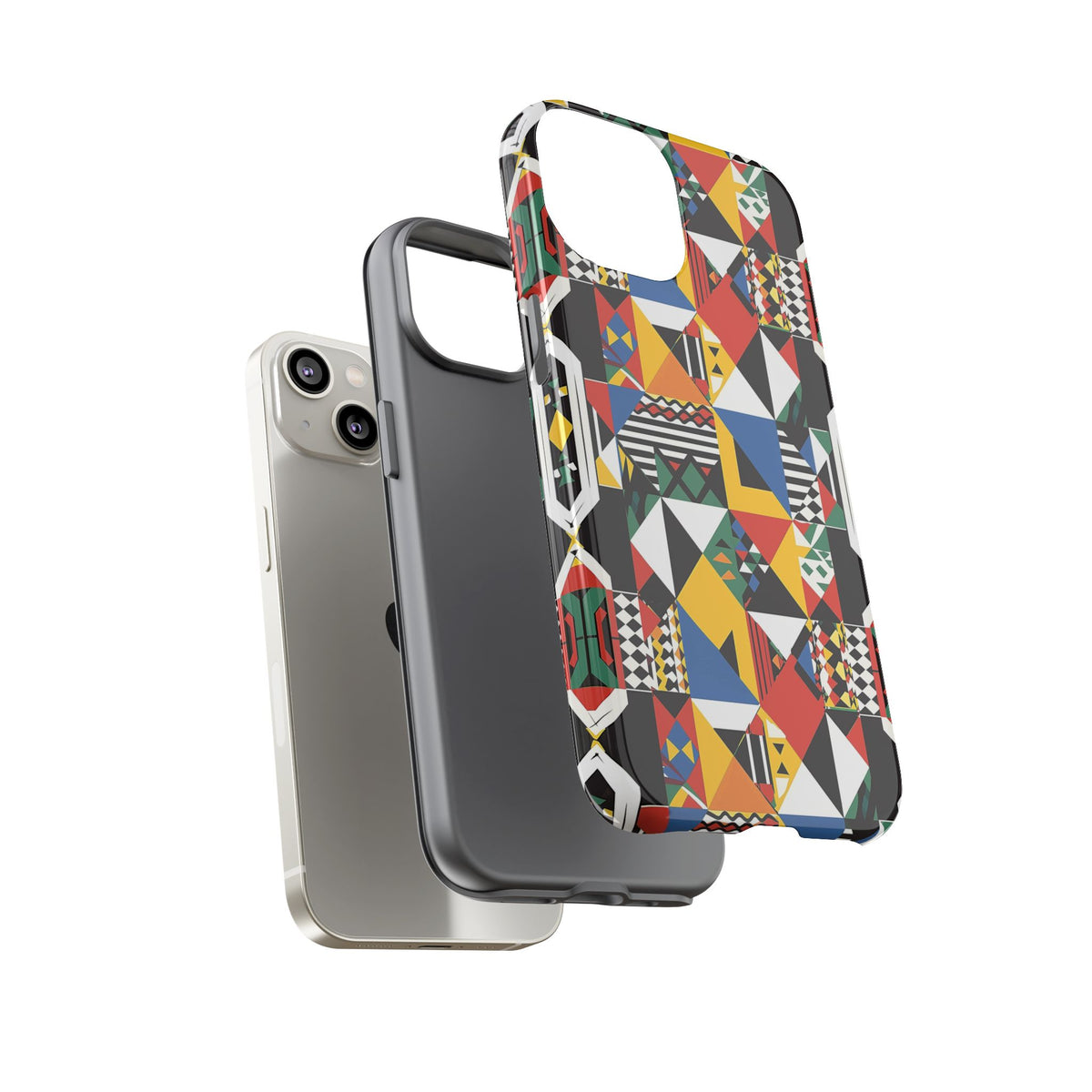 Stylish African Pattern Phone Case – Unique and Vibrant Protection 182