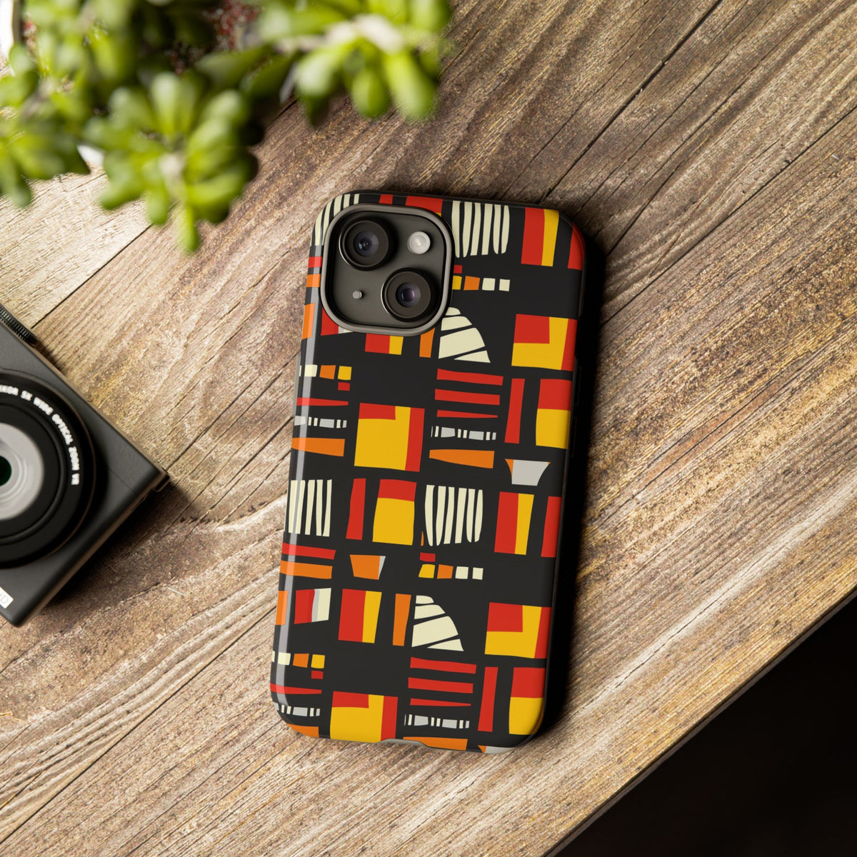 Stylish African Pattern Phone Case – Unique and Vibrant Protection 099