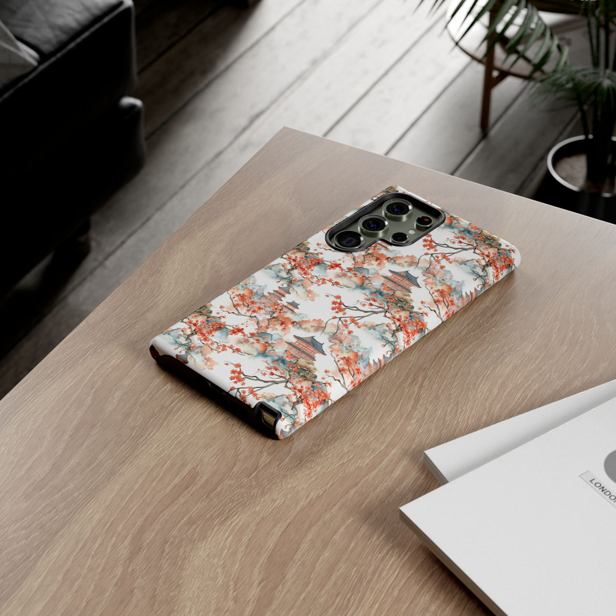 Japanese Pattern Phone Case – Elegant & Timeless Design for Your Phone 019