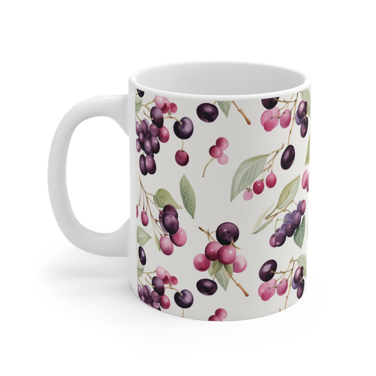 Various Watercolor Design All Over Coffee Mug – Unique Artistic Ceramic Coffee Cup 109