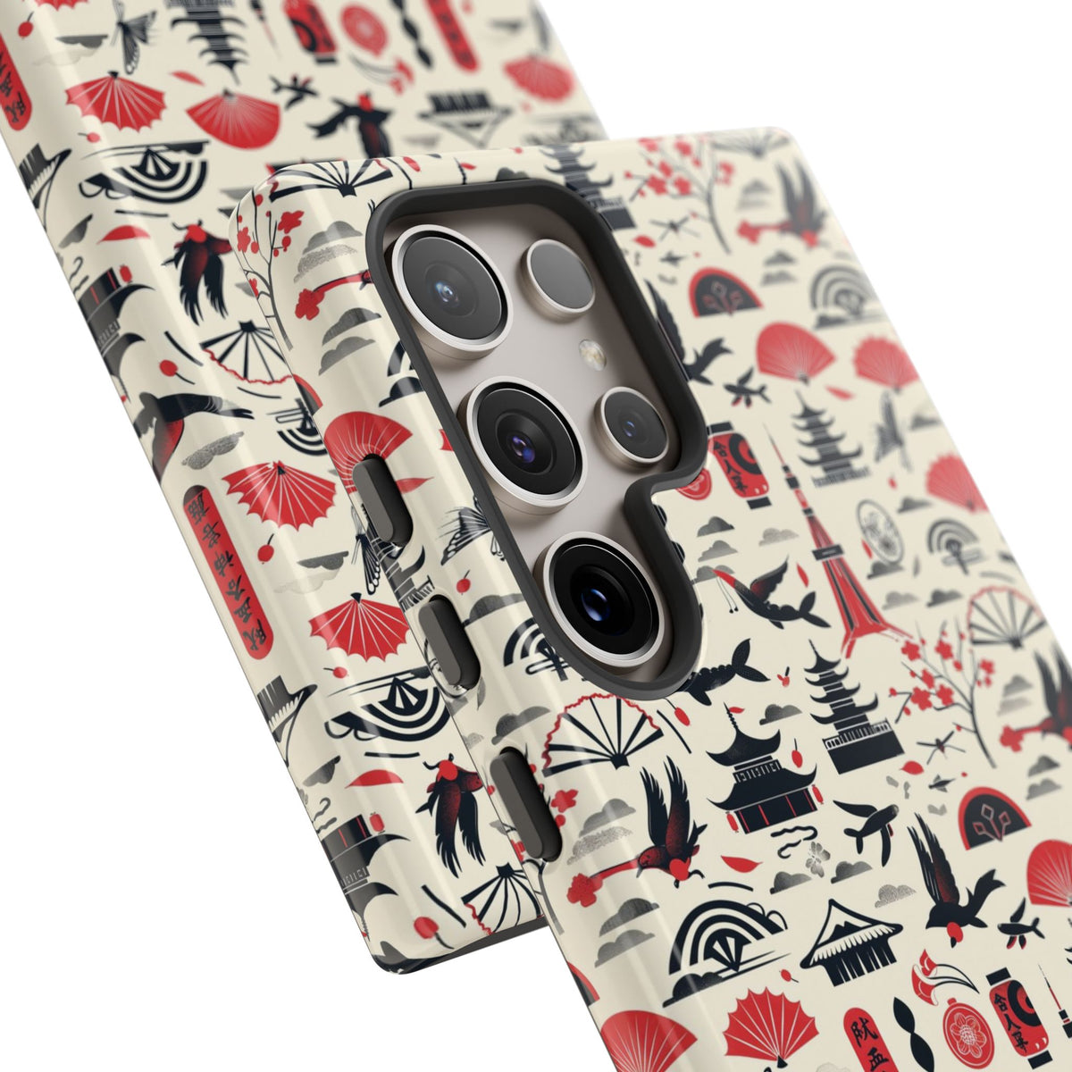 Japanese Pattern Phone Case – Elegant & Timeless Design for Your Phone 067