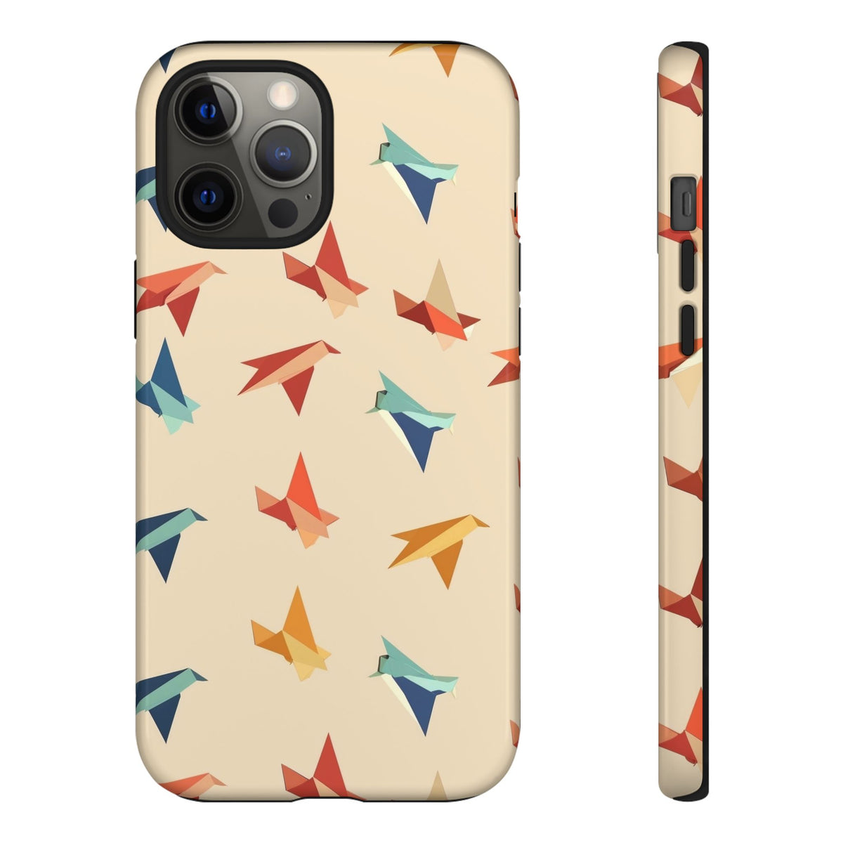 Birds Seamless Pattern Phone Case – Elegant and Timeless Avian Design 4