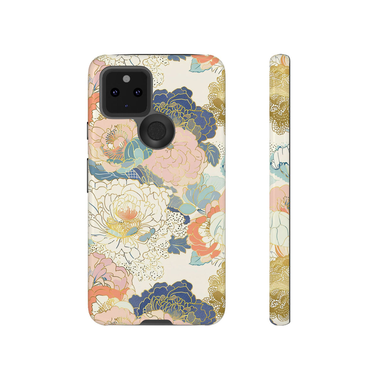 Japanese Blossom Asian Floral Design Phone Case – Elegant Floral Phone Cover 4