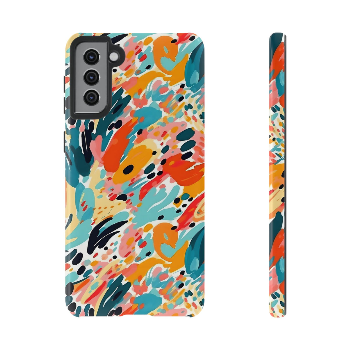 Abstract Painting Design Phone Case – Modern Art-Inspired Phone Cover 7