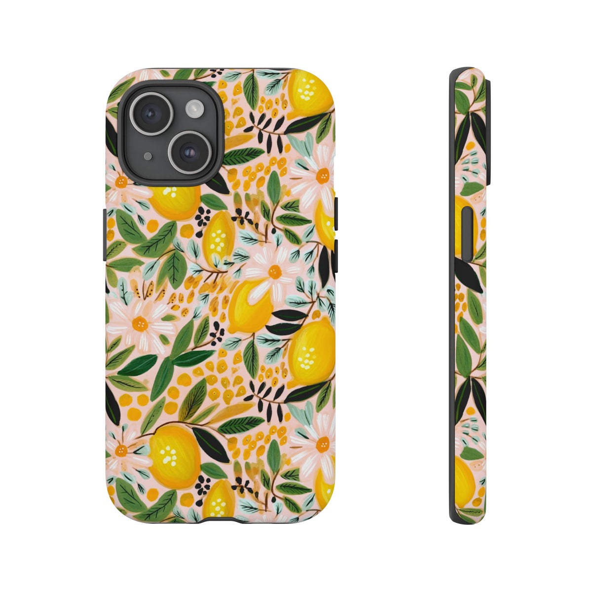 Cute Summer Lemons Phone Case – Refreshing Citrus Design for Your Phone 2