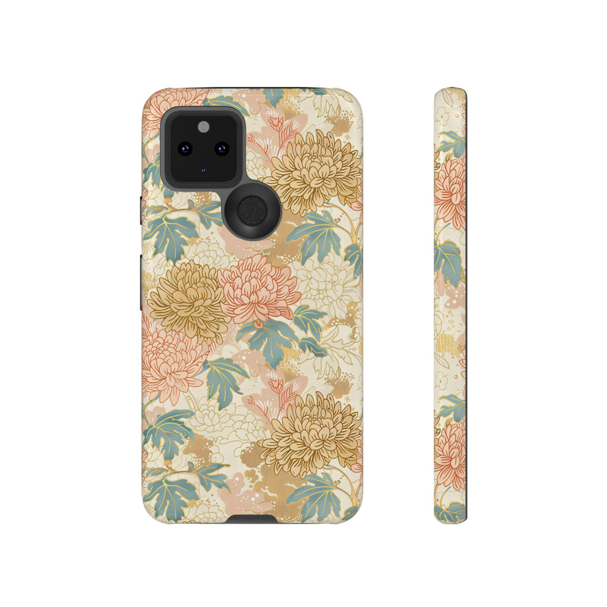 Japanese Blossom Asian Floral Design Phone Case – Elegant Floral Phone Cover