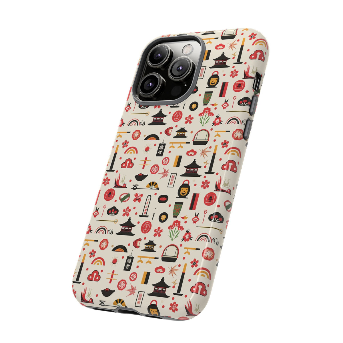 Japanese Pattern Phone Case – Elegant & Timeless Design for Your Phone 100