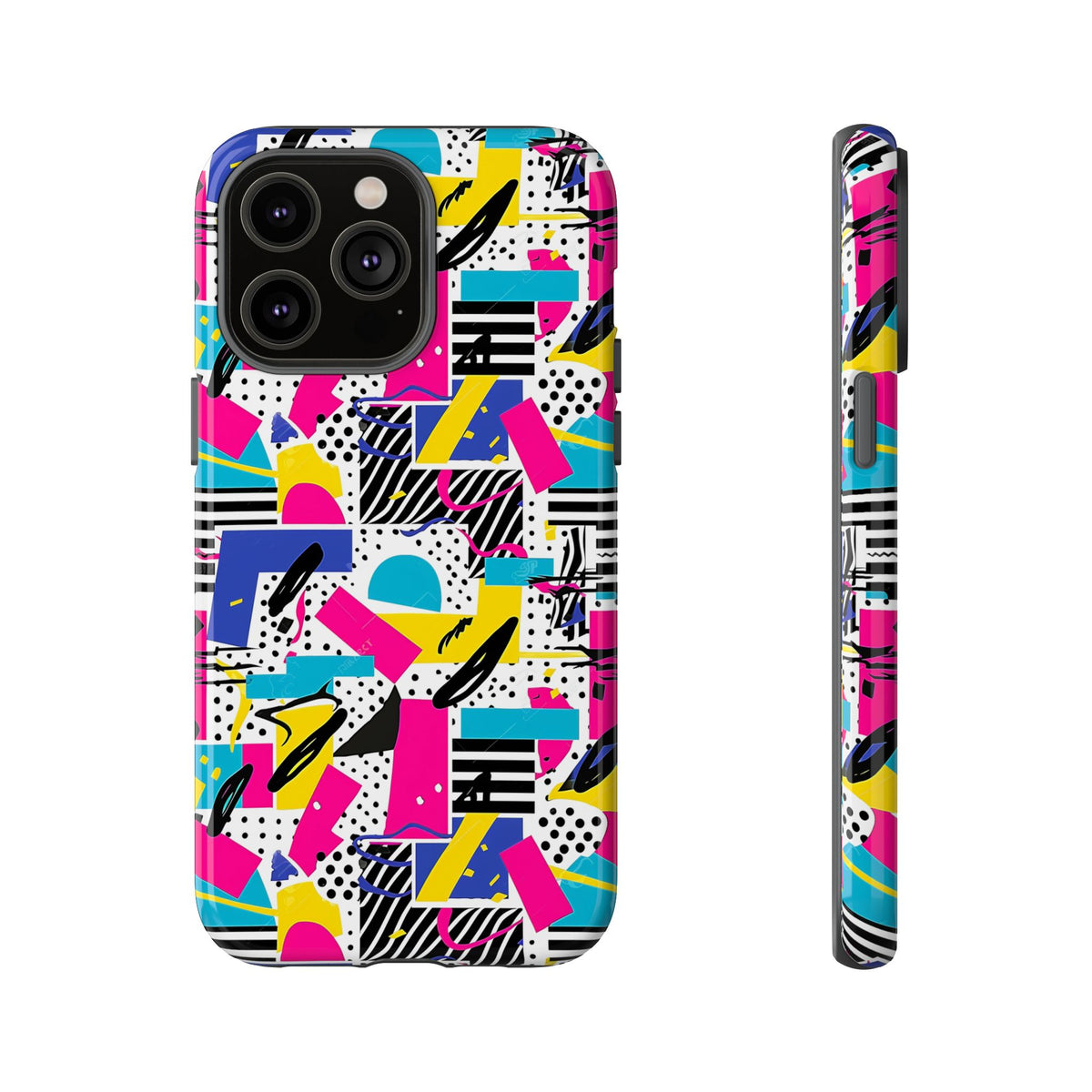 Retro 80s Seamless Phone Case – Vintage Style Meets Modern Protection 258