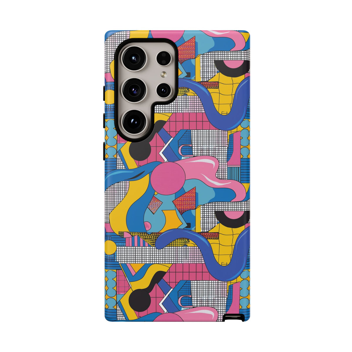 90s Themed Seamless Pattern Phone Case – Embrace Retro Style and Protection 224