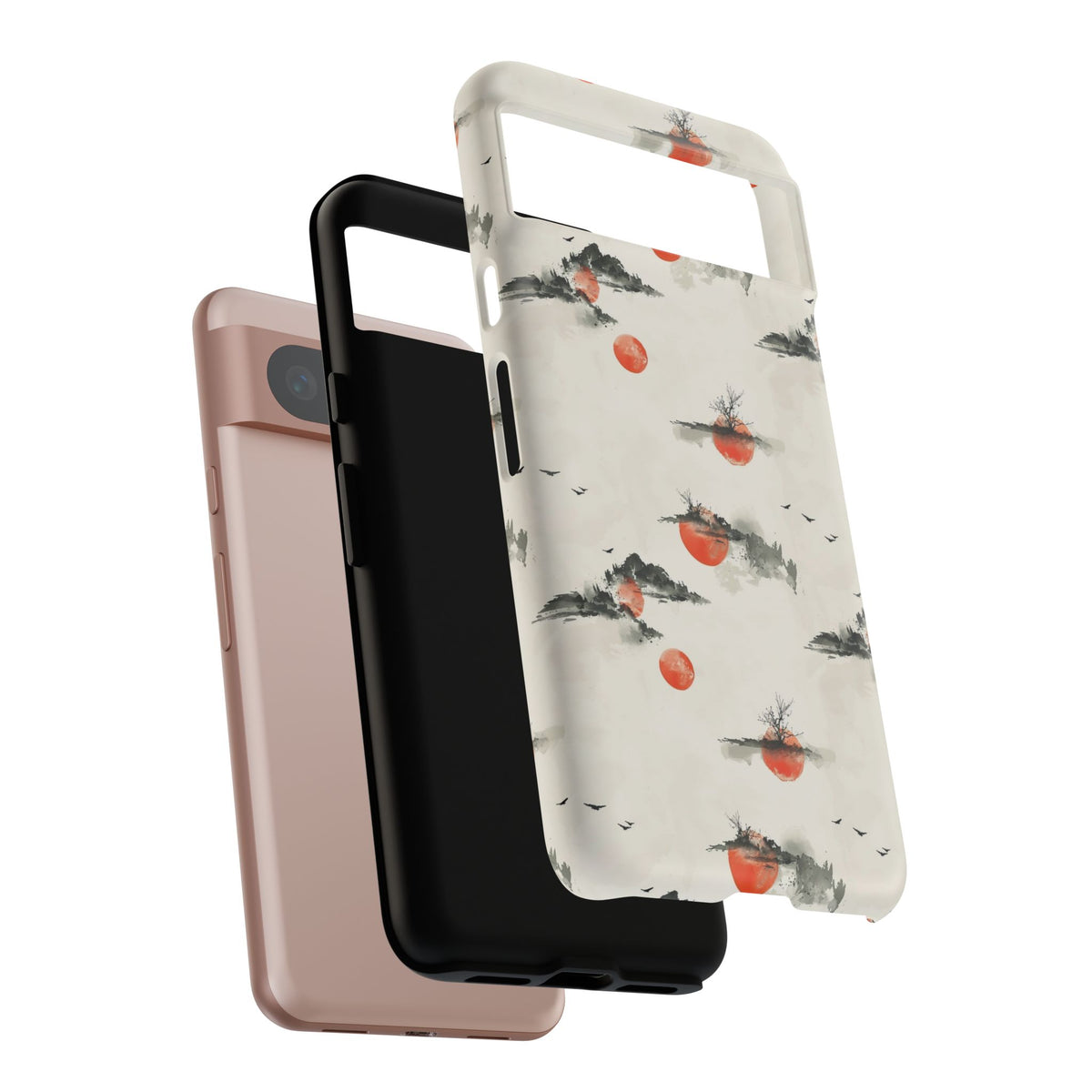 Japanese Pattern Phone Case – Elegant & Timeless Design for Your Phone 502