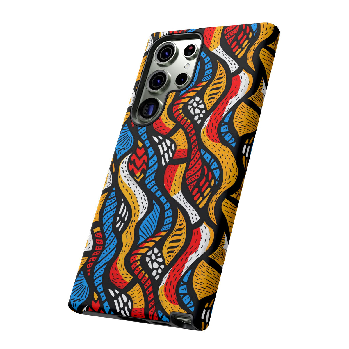 Stylish African Pattern Phone Case – Unique and Vibrant Protection 155