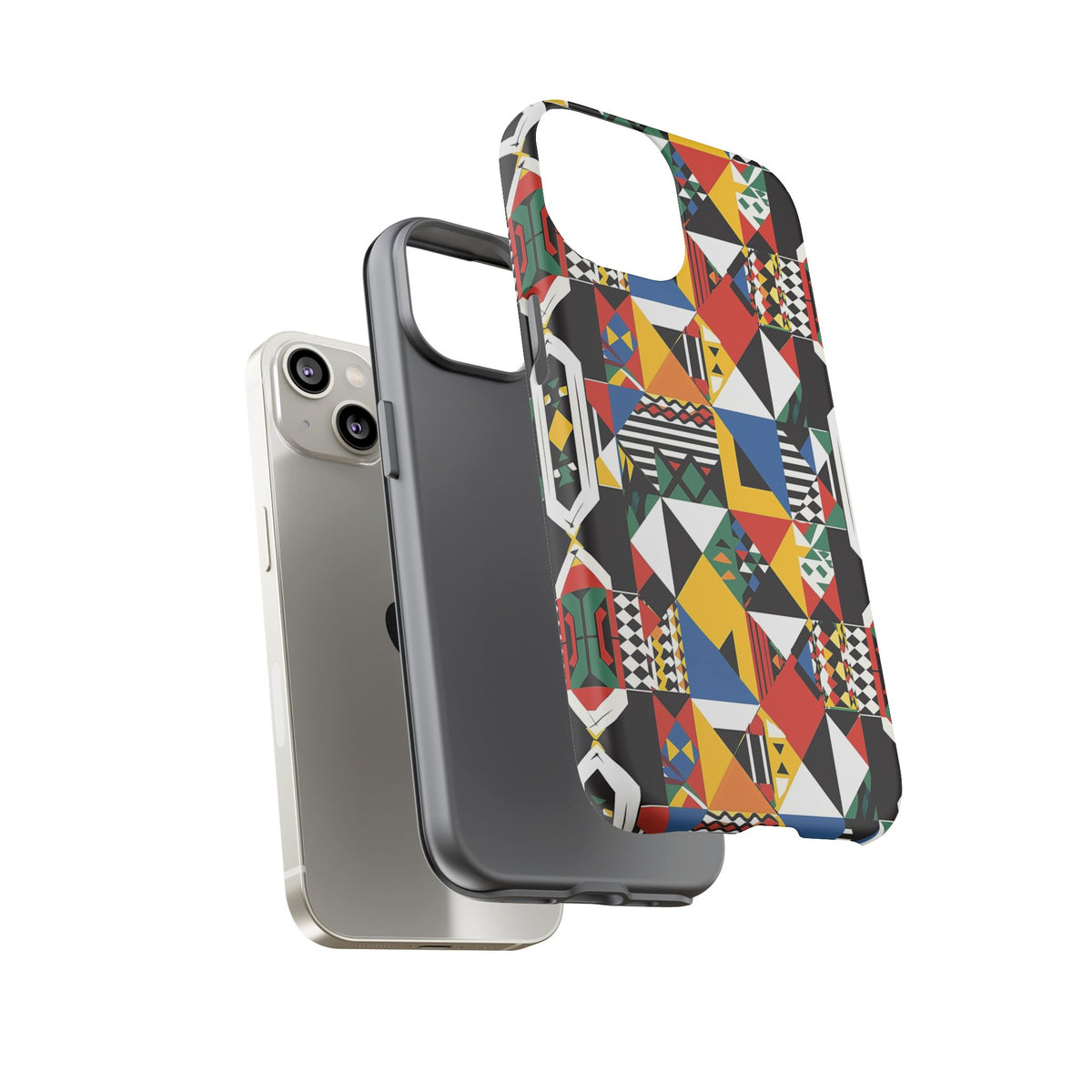 Stylish African Pattern Phone Case – Unique and Vibrant Protection 182