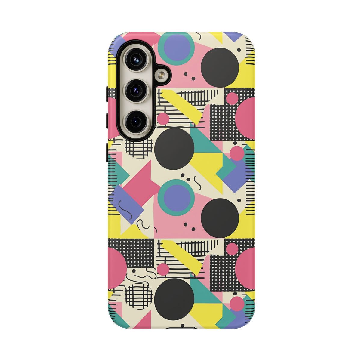 90s Themed Seamless Pattern Phone Case – Embrace Retro Style and Protection 228