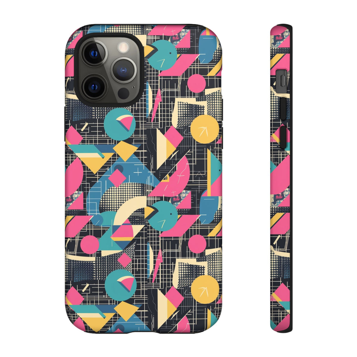 Retro 80s Seamless Phone Case – Vintage Style Meets Modern Protection 266