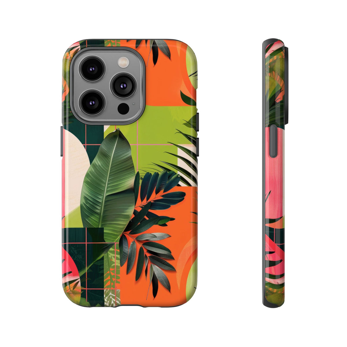 Jungle Collage Phone Case – Vibrant & Durable Nature-Inspired Protection