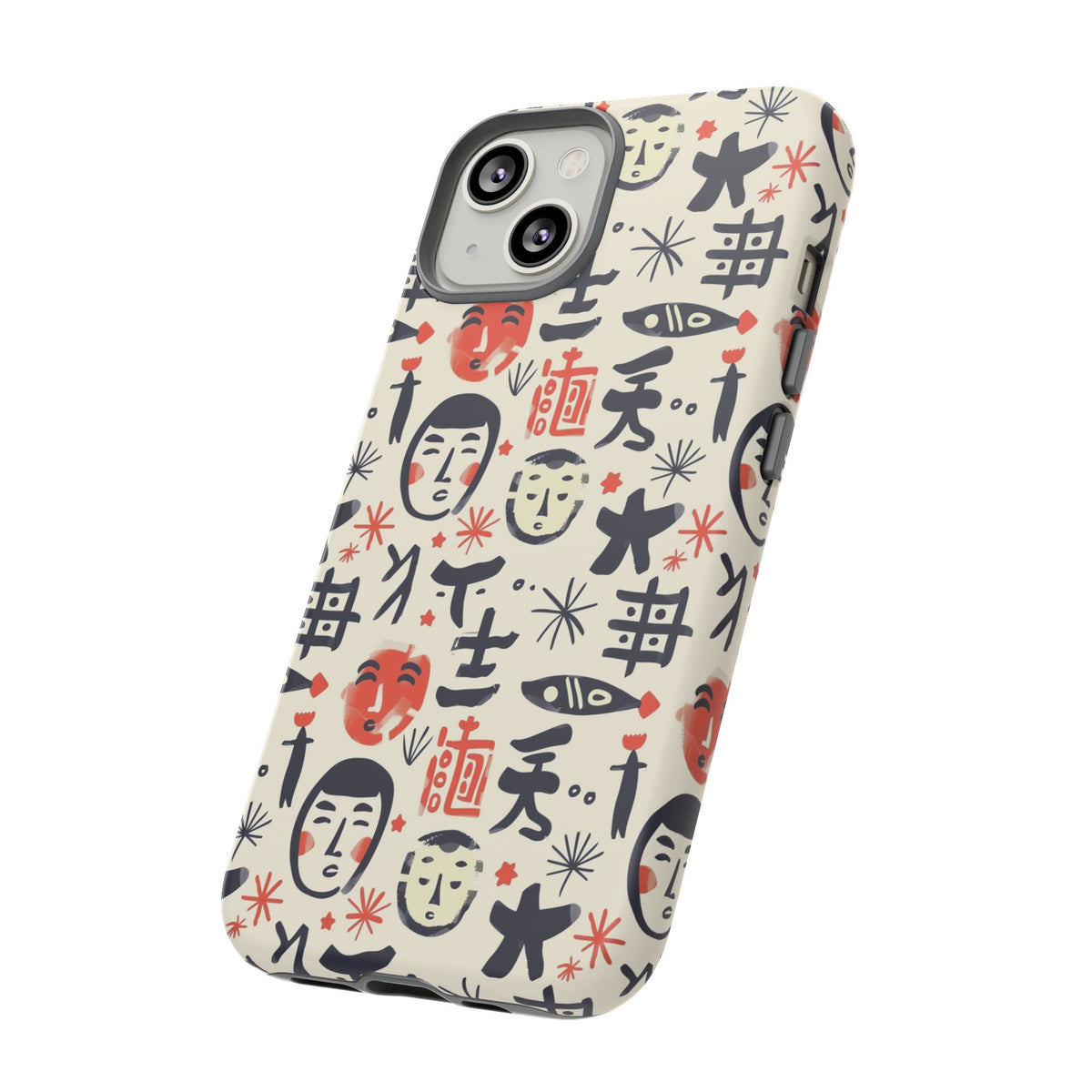 Japanese Pattern Phone Case – Elegant & Timeless Design for Your Phone 092