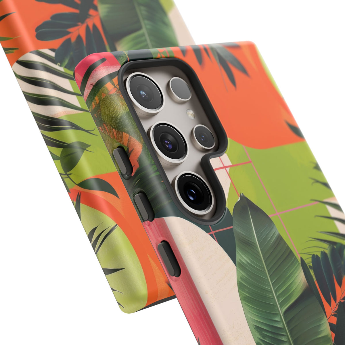 Jungle Collage Phone Case – Vibrant & Durable Nature-Inspired Protection