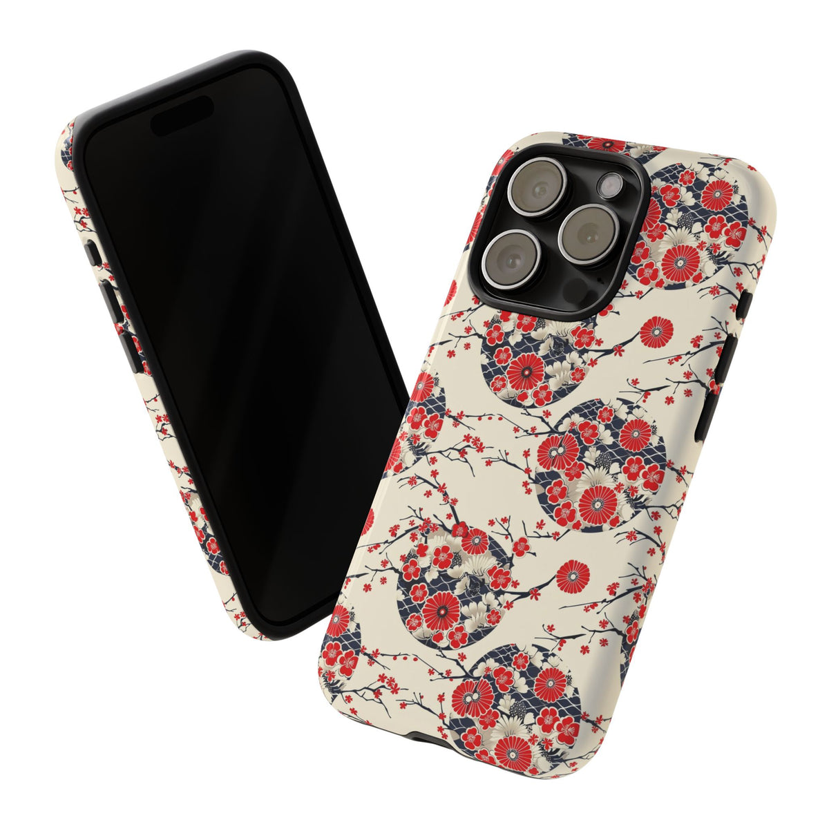 Japanese Pattern Phone Case – Elegant & Timeless Design for Your Phone 138