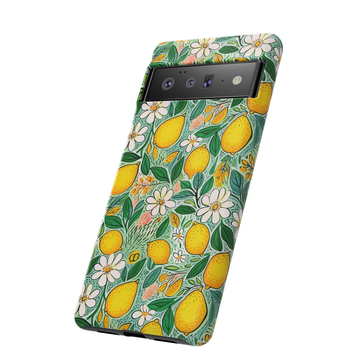 Cute Summer Lemons Phone Case – Refreshing Citrus Design for Your Phone 3