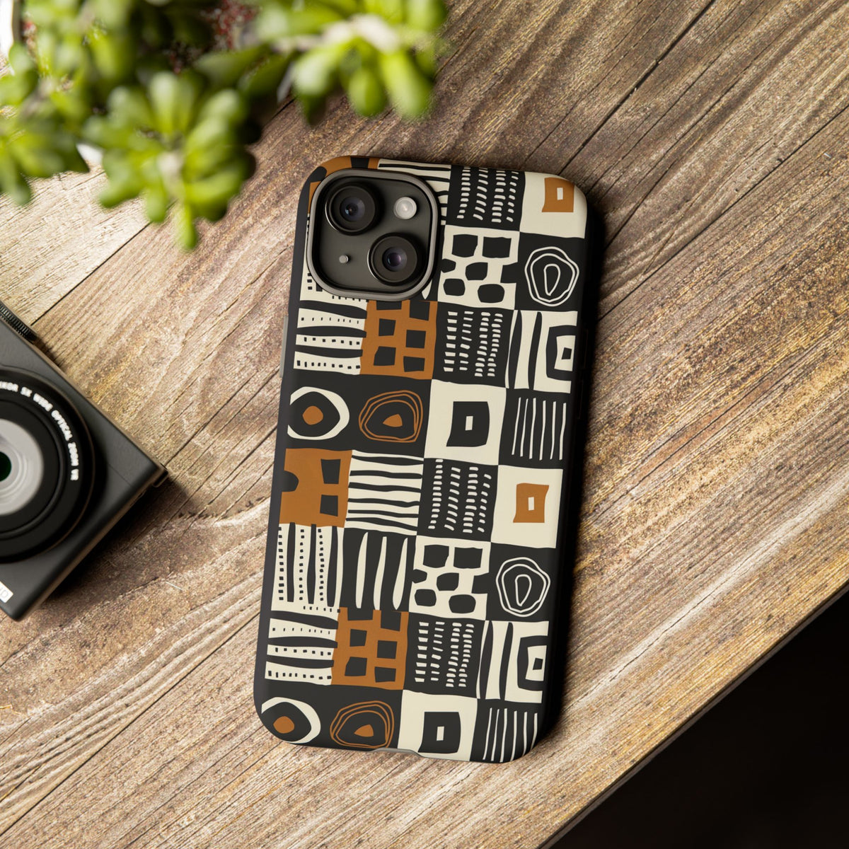 Stylish African Pattern Phone Case – Unique and Vibrant Protection 168