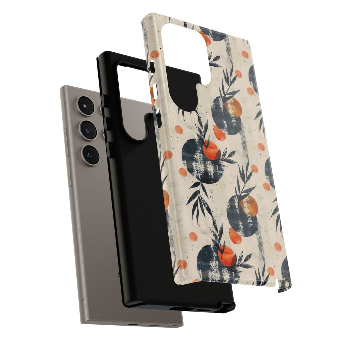 Japanese Pattern Phone Case – Elegant & Timeless Design for Your Phone 088