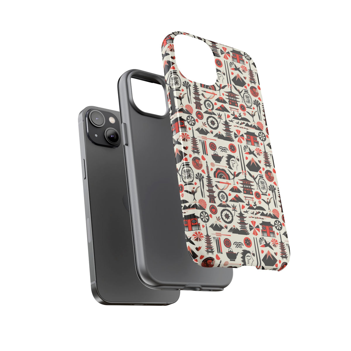 Japanese Pattern Phone Case – Elegant & Timeless Design for Your Phone 006