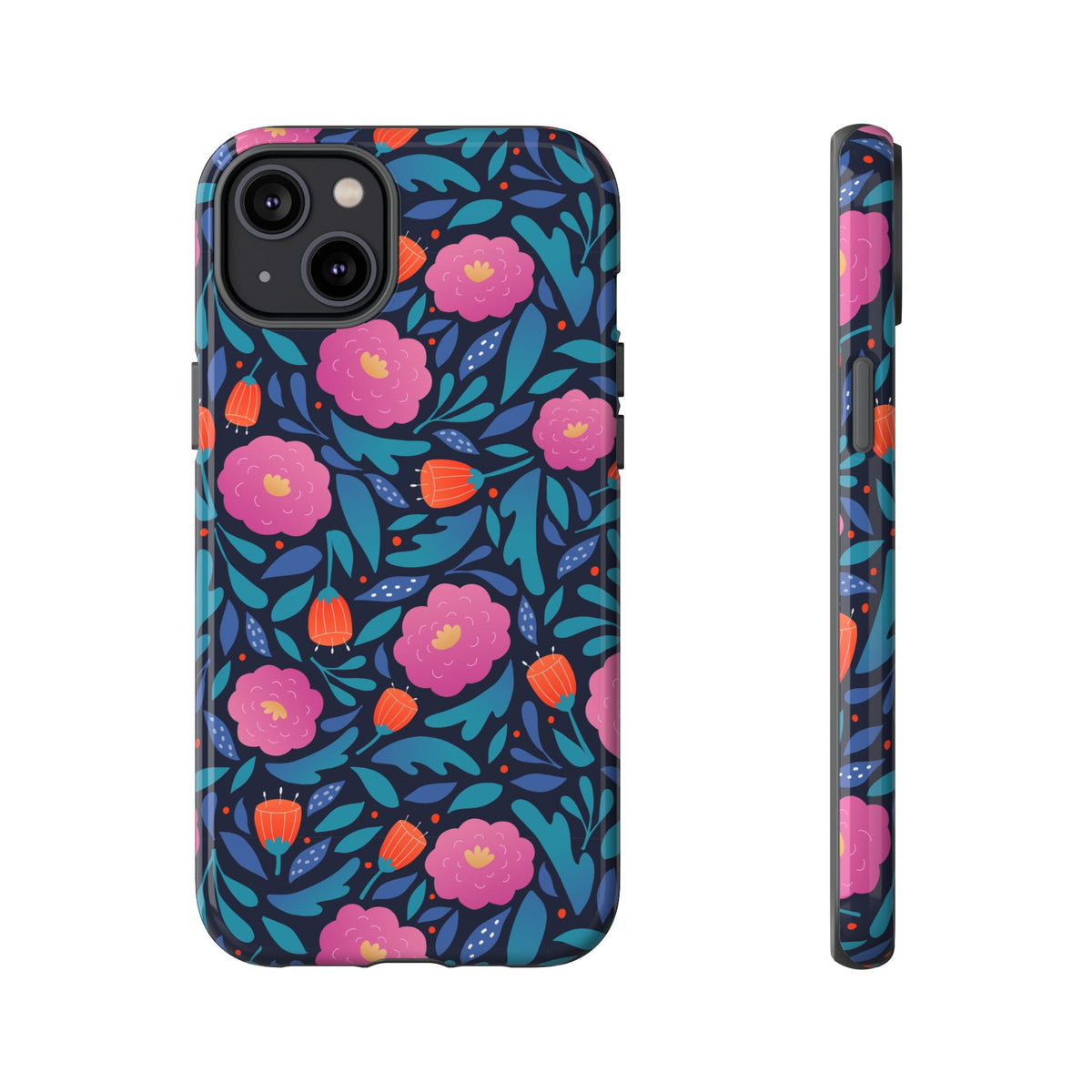 Colorful Little Flower Design Phone Case – Bright and Cheerful Floral Phone Cover 2