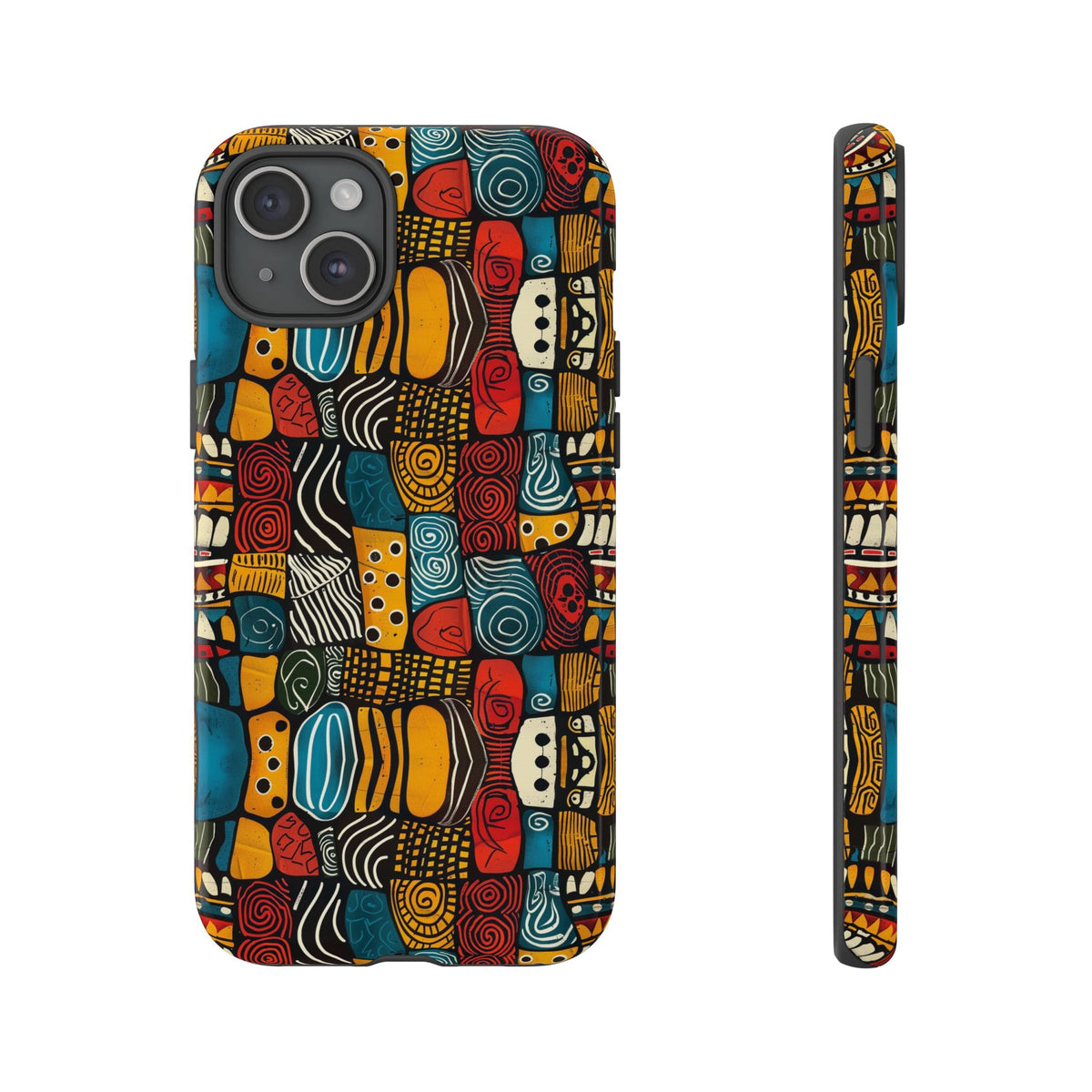 Stylish African Pattern Phone Case – Unique and Vibrant Protection 159