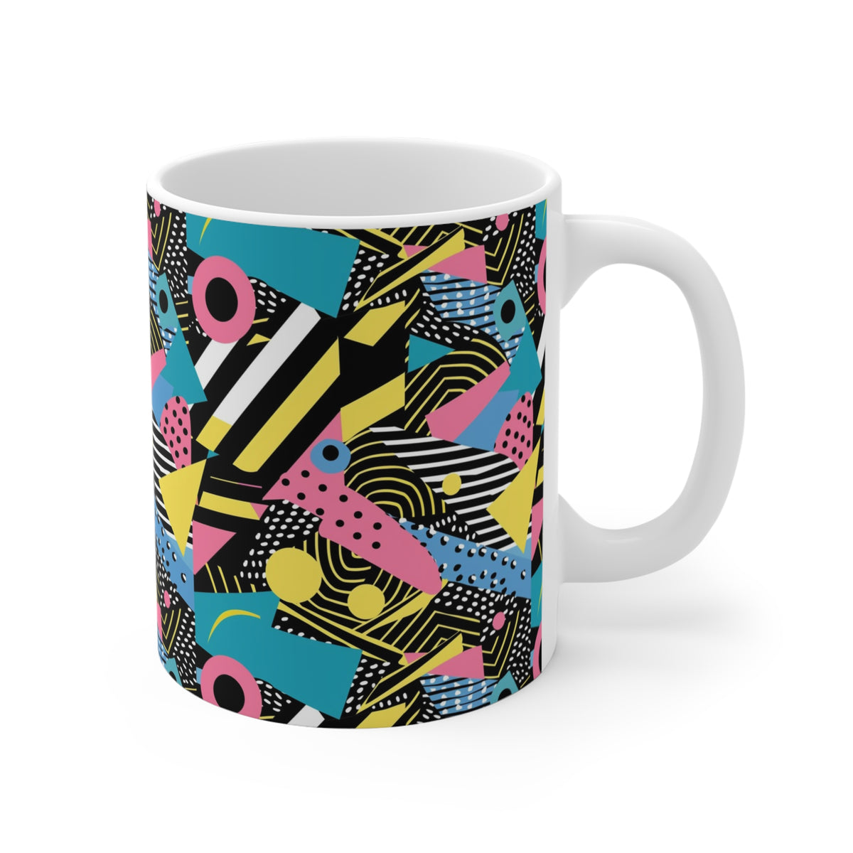 90s Retro Coffee Mug - Full Wrap Design 542