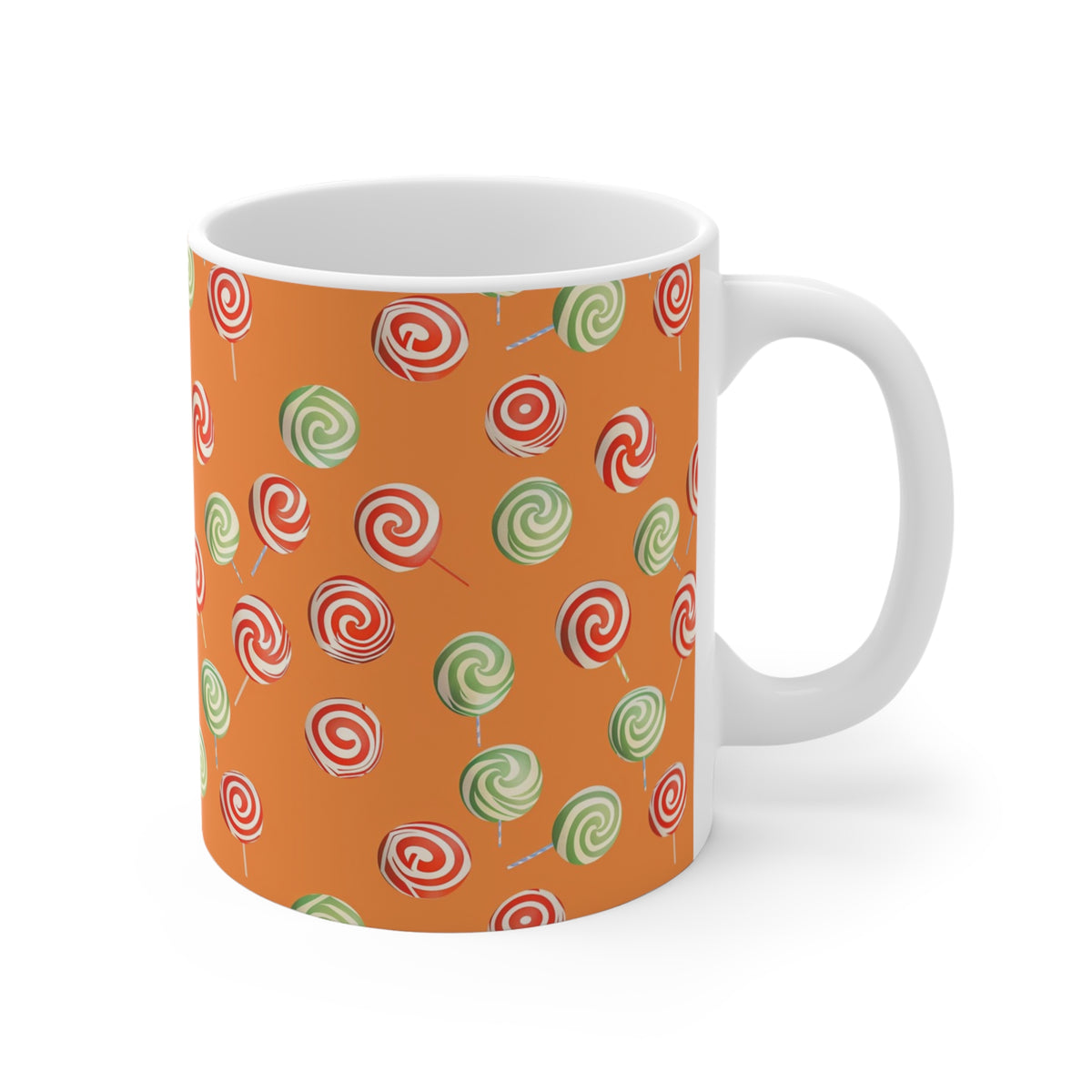 Colorful All-Over Candy Theme Coffee Mug Fun Ceramic Drinkware 396