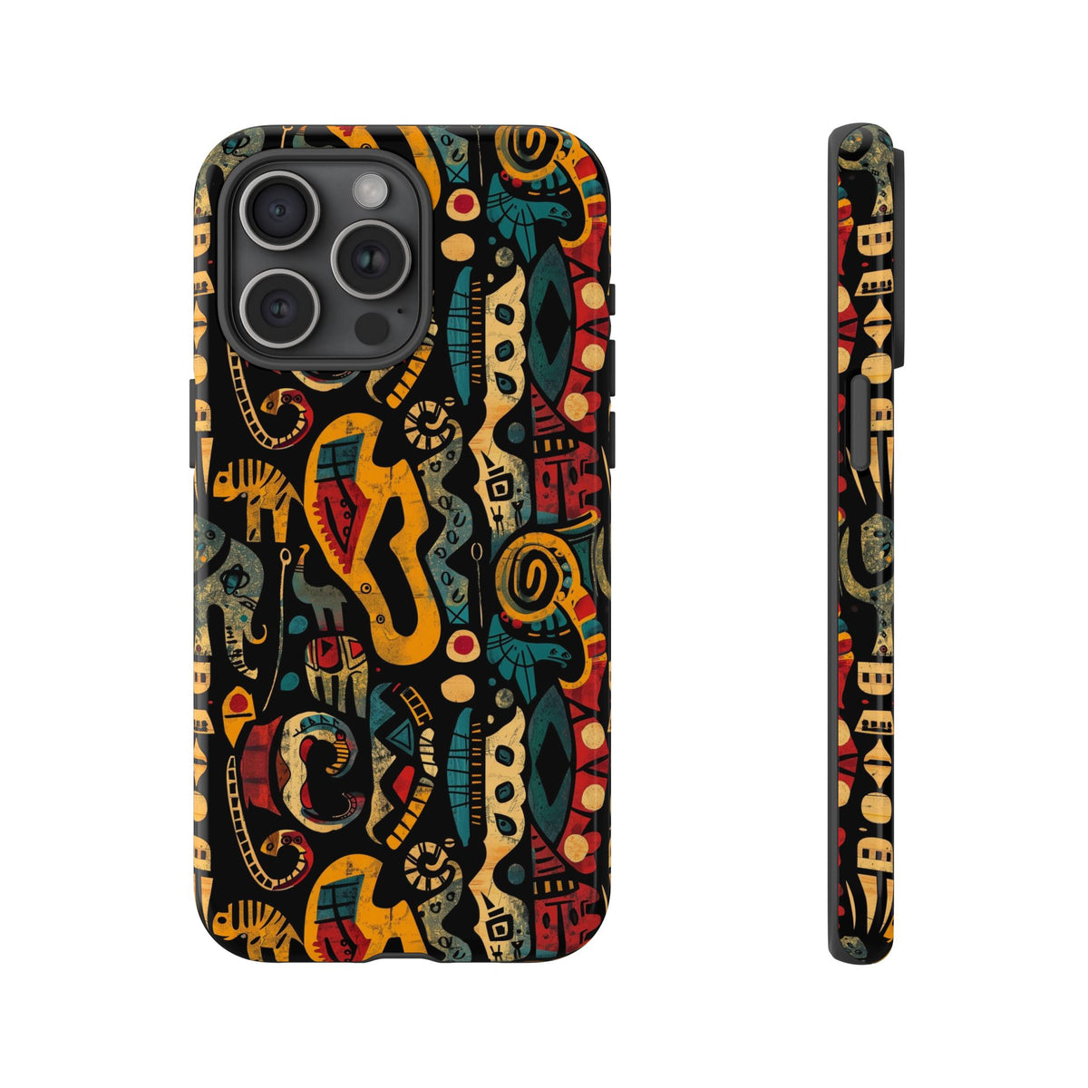 Stylish African Pattern Phone Case – Unique and Vibrant Protection 153