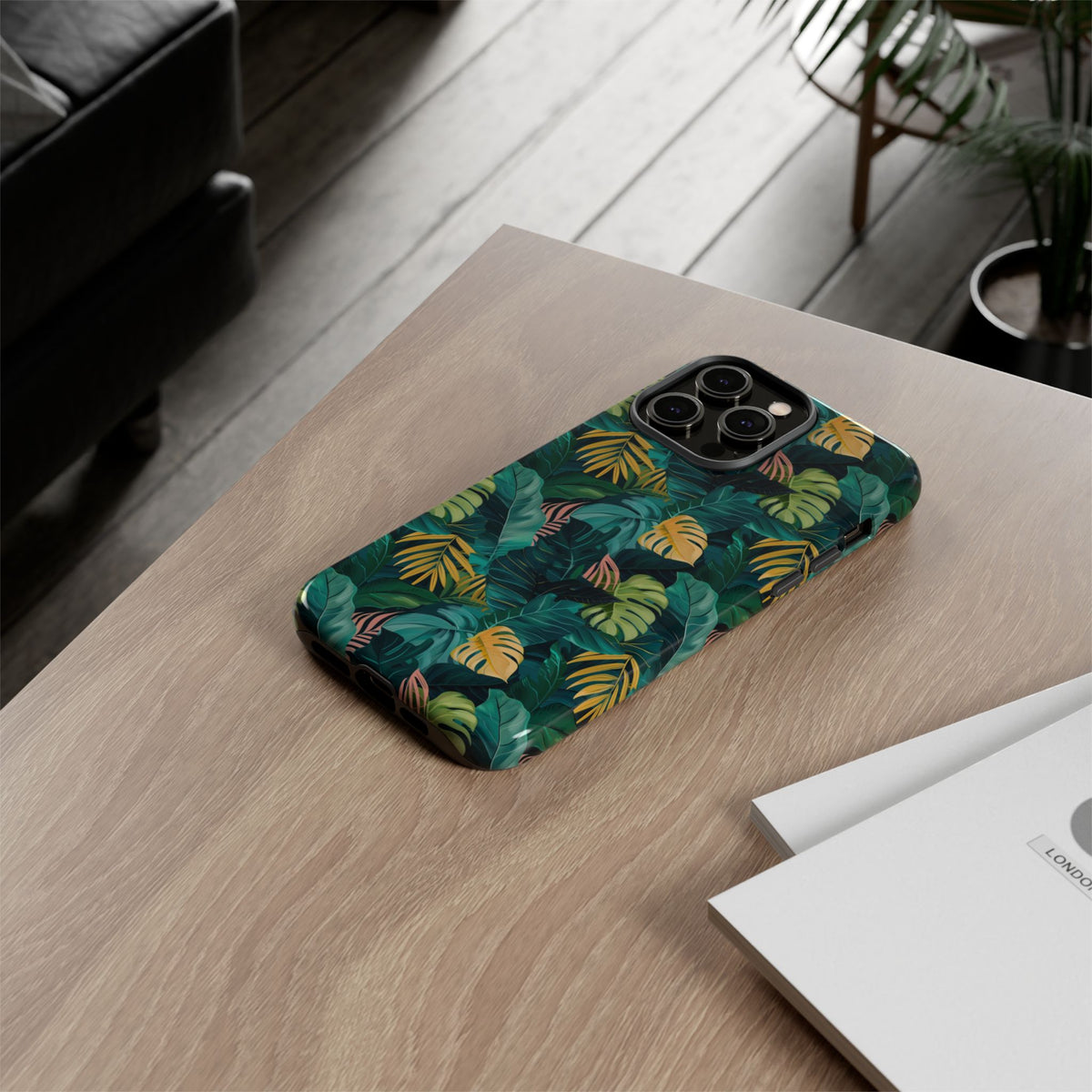 Jungle Pattern Phone Case – Exotic & Lush Design for Your Phone 337