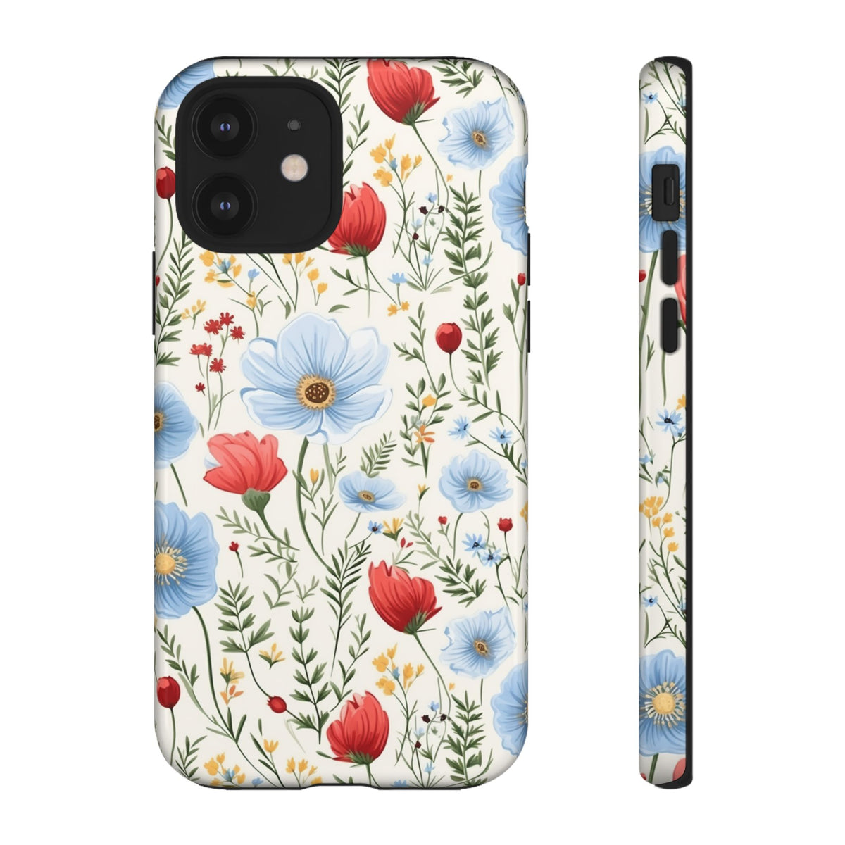 Wildflower Design Phone Case – Beautiful Nature-Inspired Floral Pattern