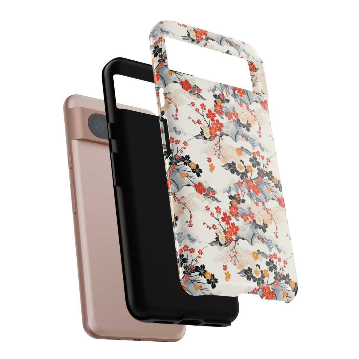 Japanese Pattern Phone Case – Elegant & Timeless Design for Your Phone 302