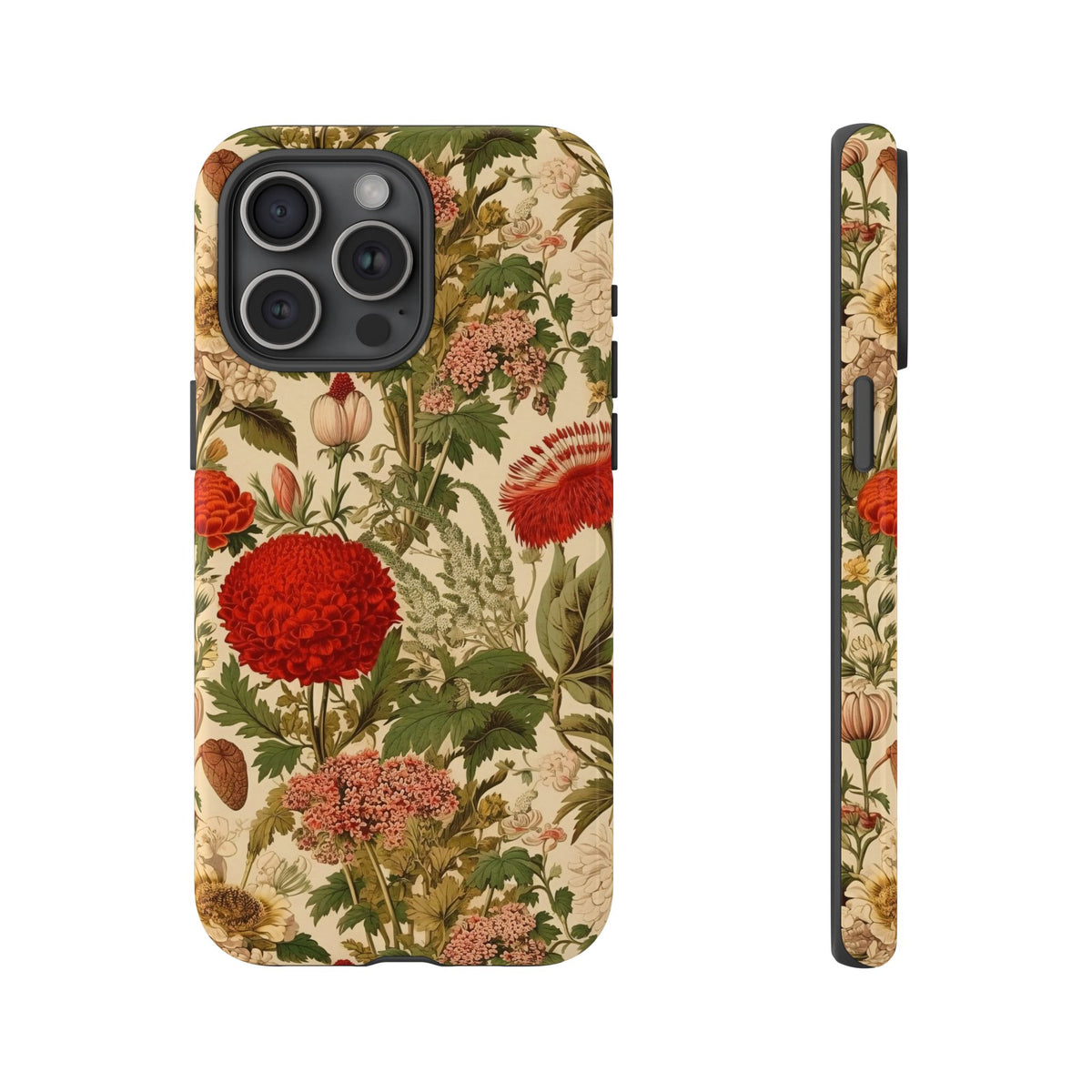 Antique Garden Botanical Phone Case - Vintage Botanical Phone Cover 2