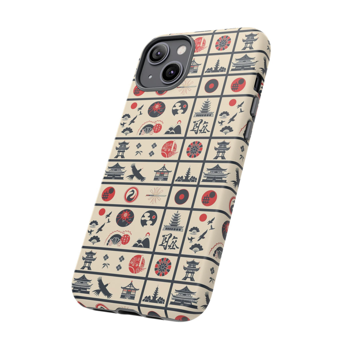 Japanese Pattern Phone Case – Elegant & Timeless Design for Your Phone 099