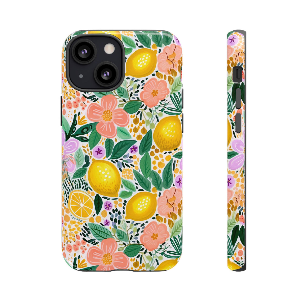 Cute Summer Lemons Phone Case – Refreshing Citrus Design for Your Phone