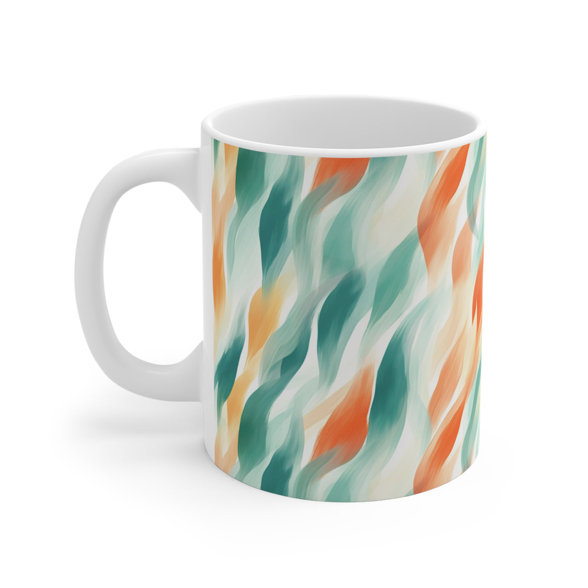 Various Watercolor Design All Over Coffee Mug – Unique Artistic Ceramic Coffee Cup 211