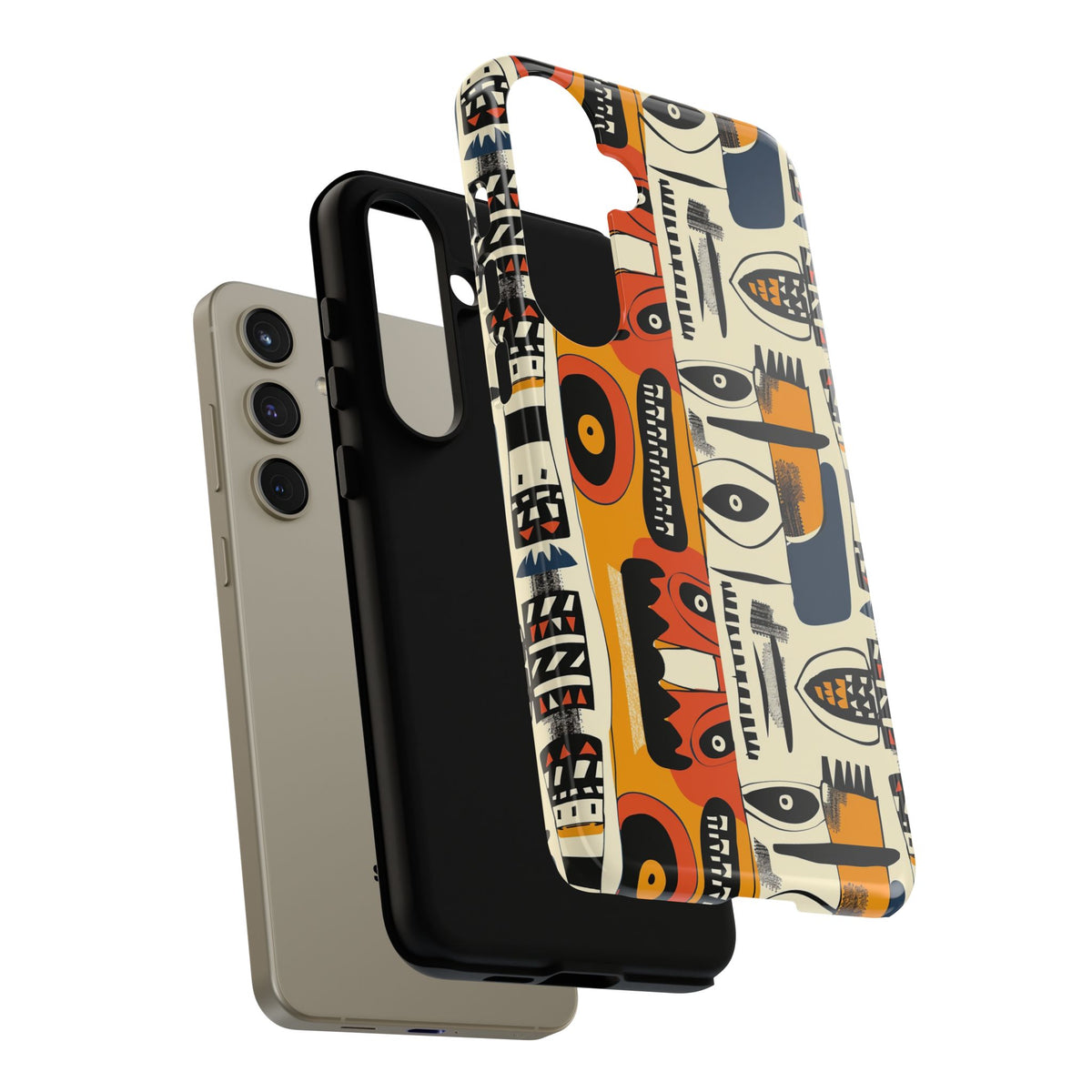 Stylish African Pattern Phone Case – Unique and Vibrant Protection 204