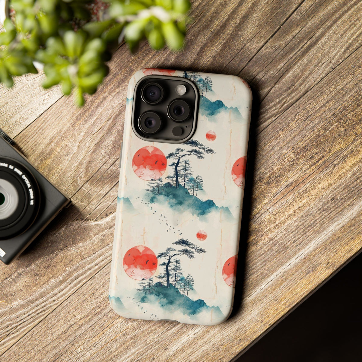 Japanese Pattern Phone Case – Elegant & Timeless Design for Your Phone 055