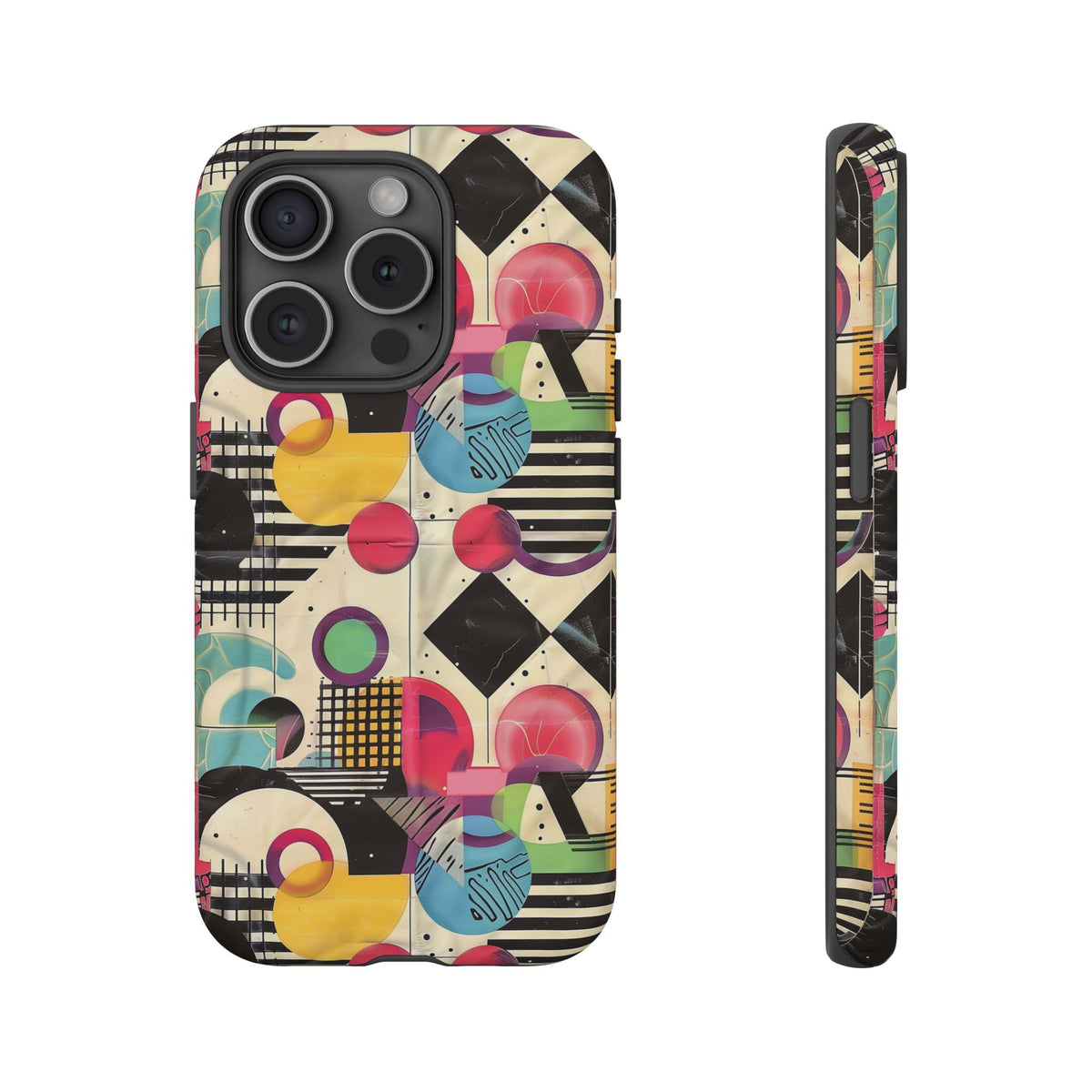 Retro 80s Seamless Phone Case – Vintage Style Meets Modern Protection 164