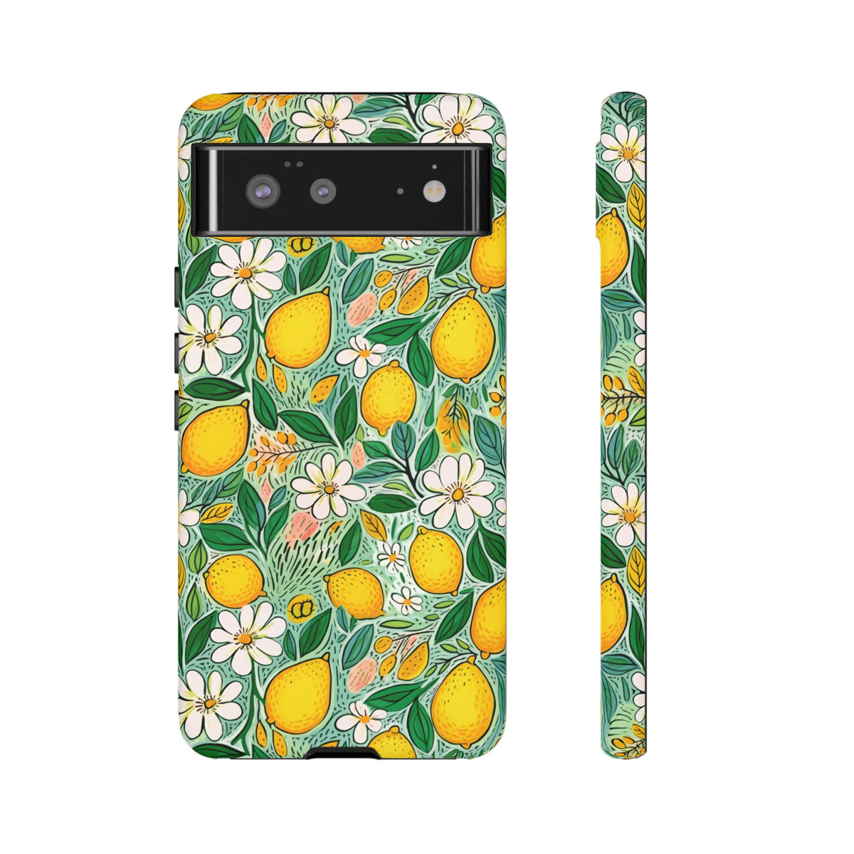 Cute Summer Lemons Phone Case – Refreshing Citrus Design for Your Phone 3