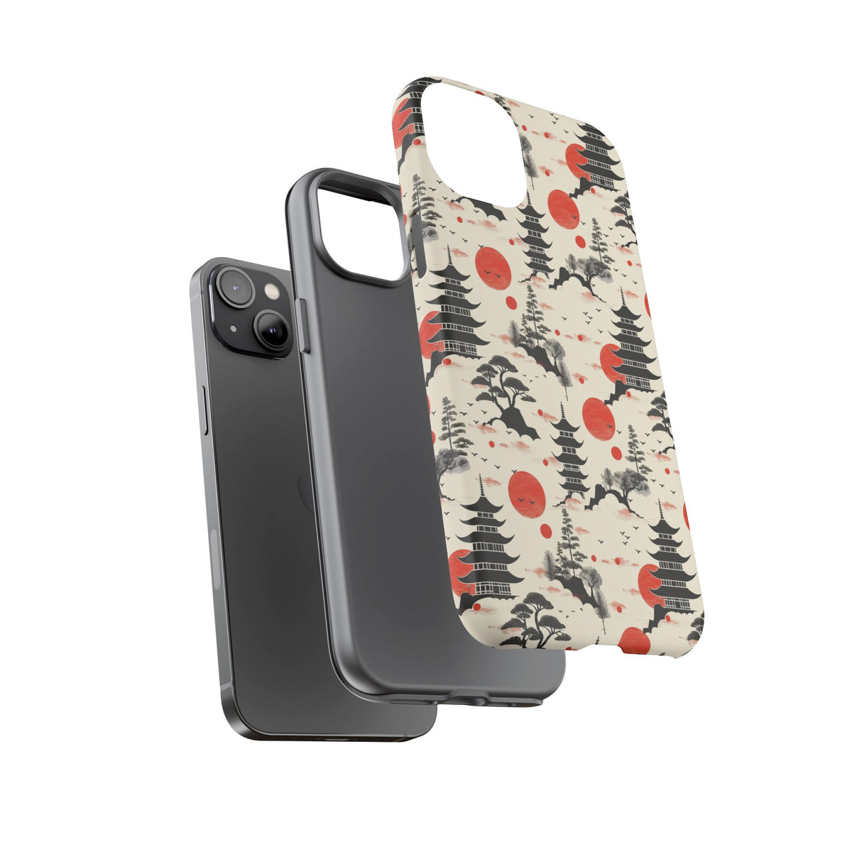 Japanese Pattern Phone Case – Elegant & Timeless Design for Your Phone 152