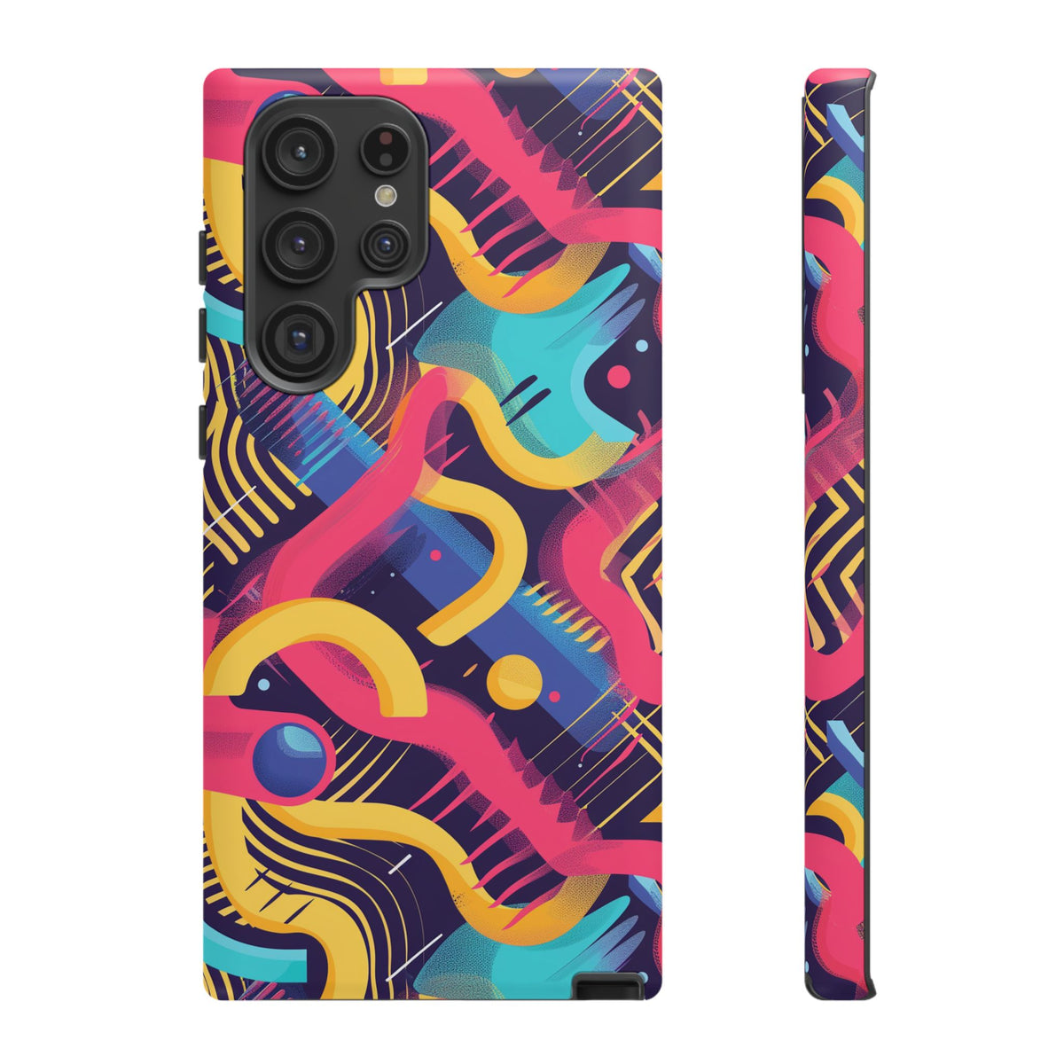 Retro 80s Seamless Phone Case – Vintage Style Meets Modern Protection 2