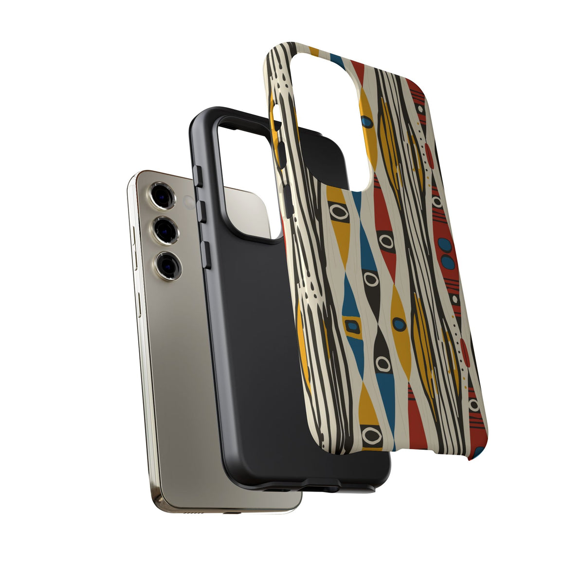 Stylish African Pattern Phone Case – Unique and Vibrant Protection 202