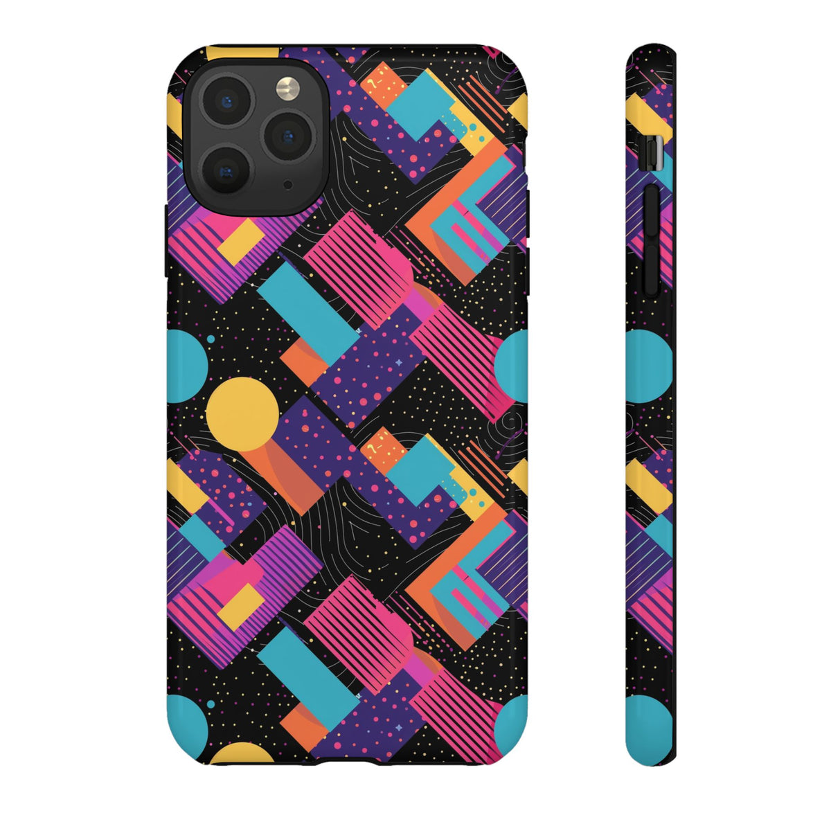 Retro 80s Seamless Phone Case – Vintage Style Meets Modern Protection 088