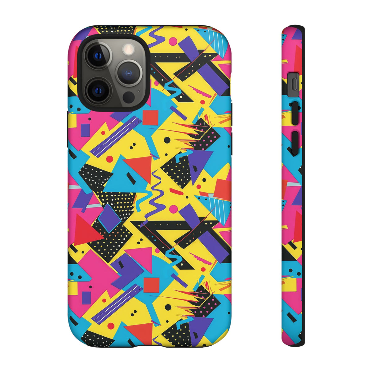 90s Themed Seamless Pattern Phone Case – Embrace Retro Style and Protection 223