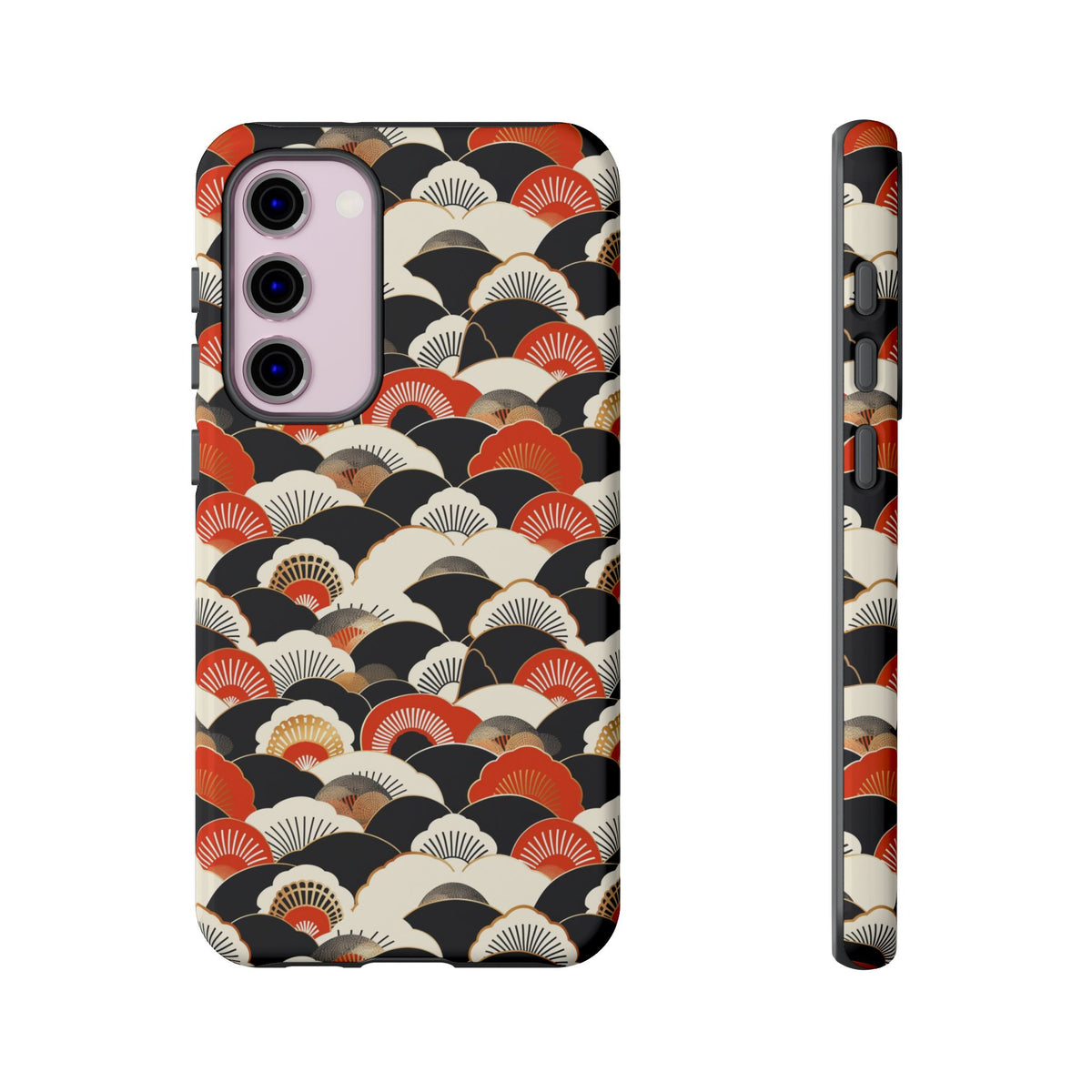 Japanese Pattern Phone Case – Elegant & Timeless Design for Your Phone 080