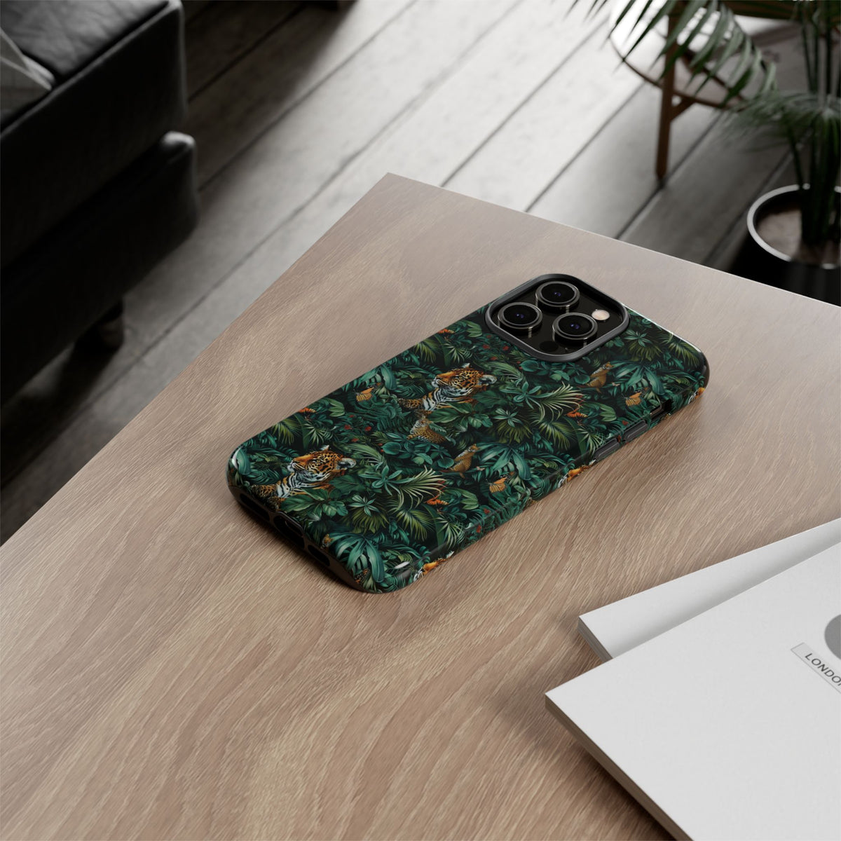 Jungle Pattern Phone Case – Exotic & Lush Design for Your Phone 326